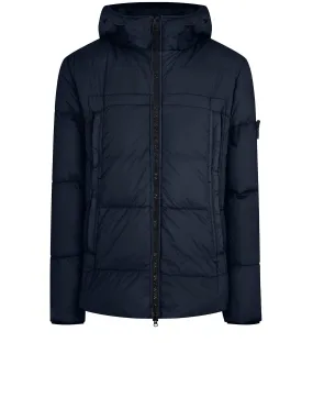 Garment Dyed Crinkle Reps NY Down Jacket - Navy