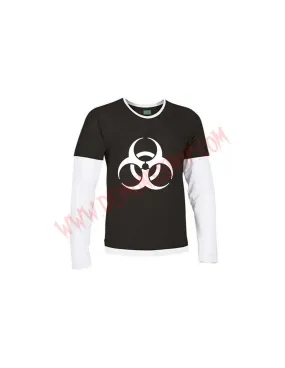 Black Biohazard Long Sleeve Shirt