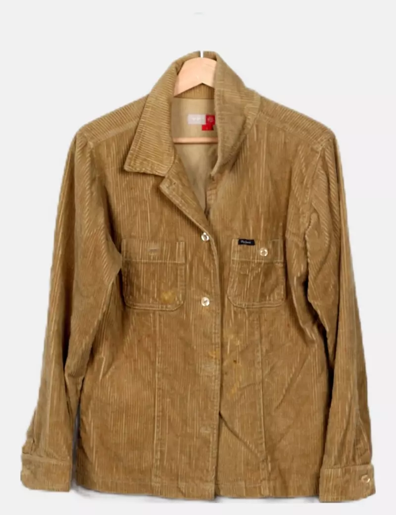 Pepe Jeans camel corduroy overshirt