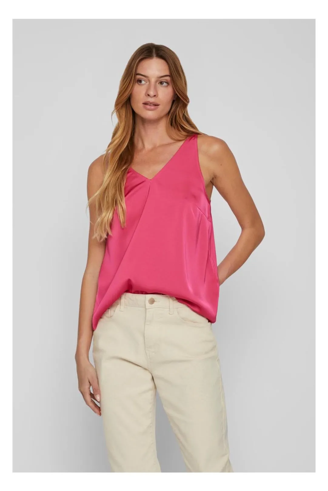Rosa Yarrow Satin Strap Blouse