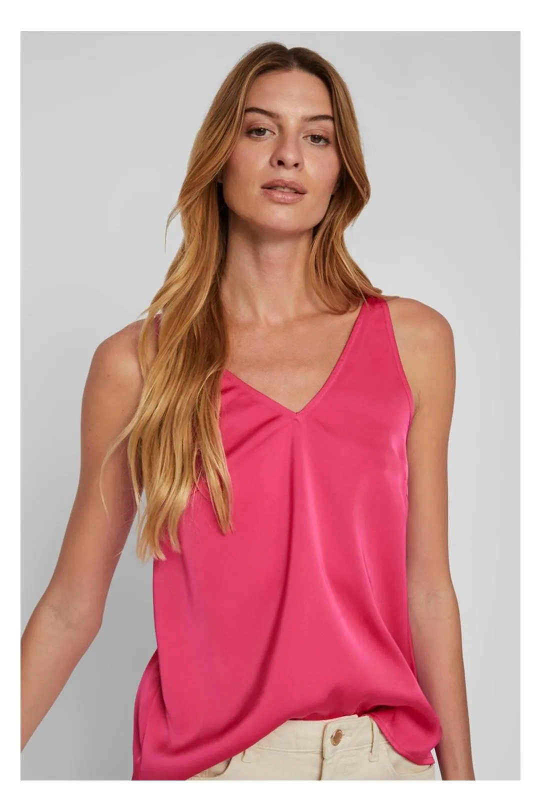 Rosa Yarrow Satin Strap Blouse