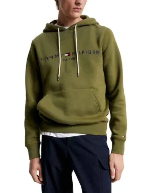 Tommy Hilfiger Men's Green Logo Hoodie