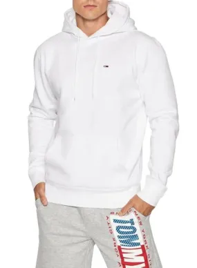 Tommy Jeans Men's White Fleece Sweatshirt