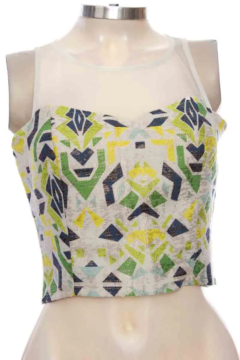 Top Camiseta Beige Viola
