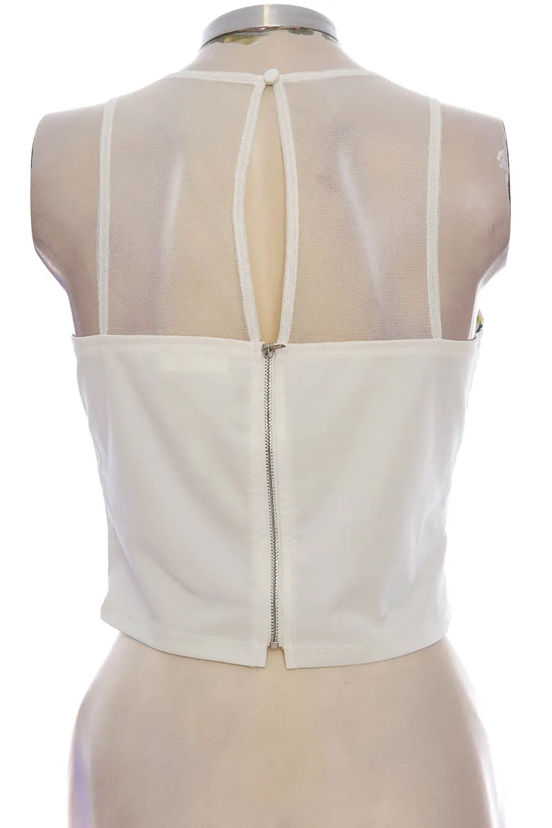 Top Camiseta Beige Viola